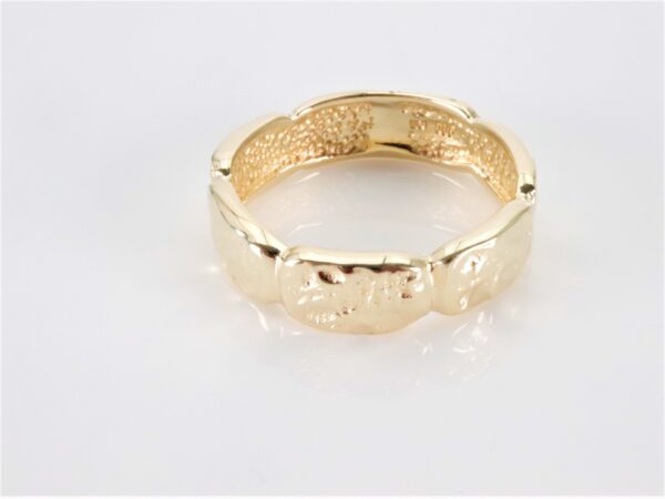 Ring  massiv  in Gelbgold – Bild 3