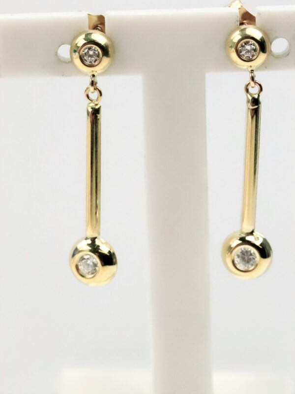 Ohrstecker in Gelbgold