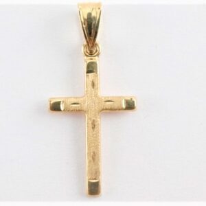 Anhänger -Kreuz in  Gelbgold -