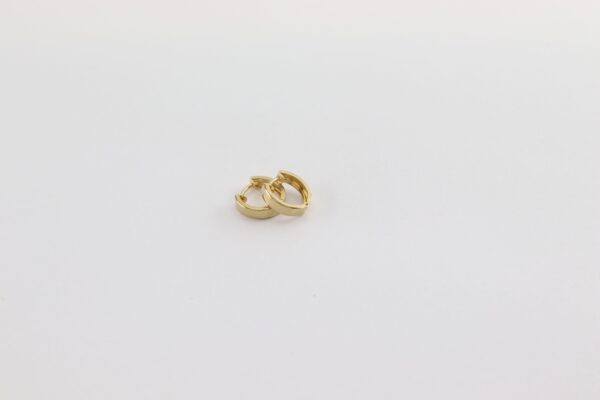Creolen  8 Karat  Gelbgold – Bild 3