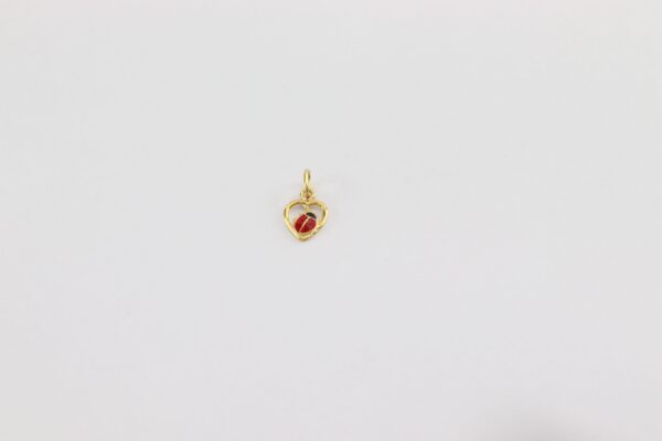 Herzanhänger  8 Karat  # Gold - 47-3 – Bild 4