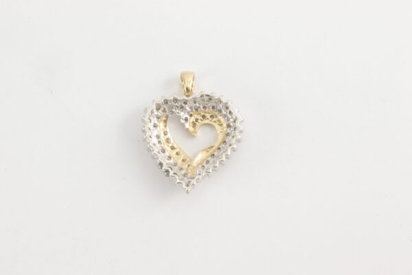 wunderschönes Herz in Gelbgold und Diamanten – Bild 5