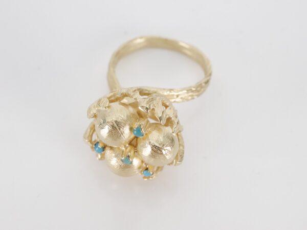 ausgefallener, stabiler Ring in Gelbgold – Bild 5