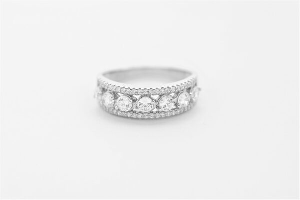 sehr schöner Ring mit Zirkonia in Sterlingsilber – Bild 6