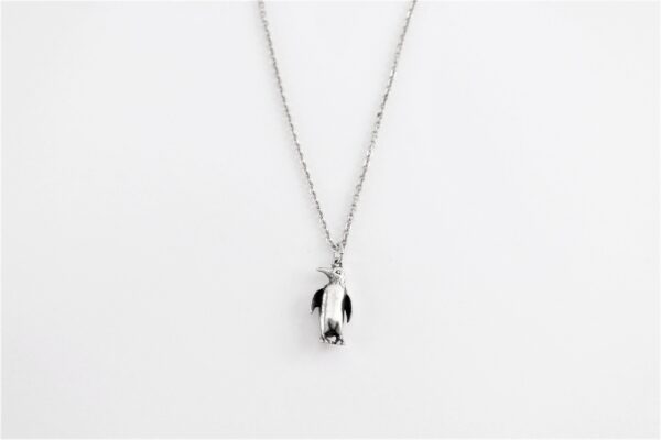 Collier  in Sterlingsilber - kleiner Pinguin – Bild 2