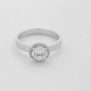 Ring 925 Sterlingsilber  rhodiniert mit Zirkonia