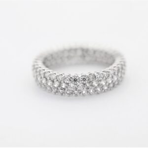 Ring 925 Sterlingsilber  rhodiniert mit Zirkonia