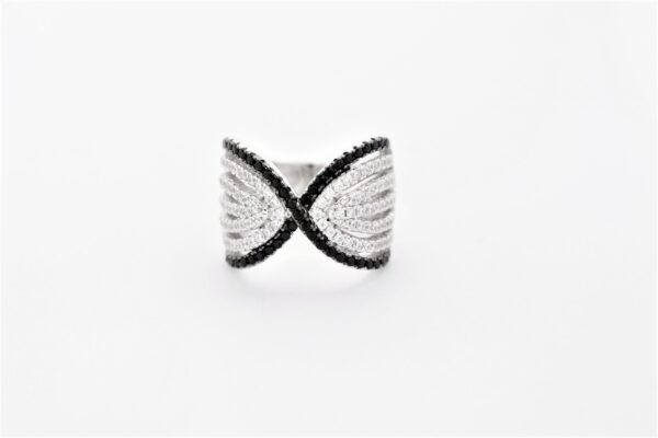 Ring 925 Sterlingsilber rhodiniert mit Zirkonia – Bild 4