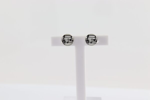 Kinderohrstecker in Sterlingsilber rhodiniert – Bild 3
