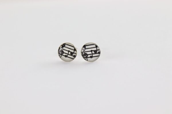 Kinderohrstecker in Sterlingsilber rhodiniert
