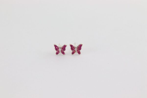 Kinder - Ohrstecker kleiner Schmetterling – Bild 4