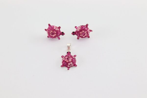 Kinder Schmuck Set in Sterlingsilber rhodiniert