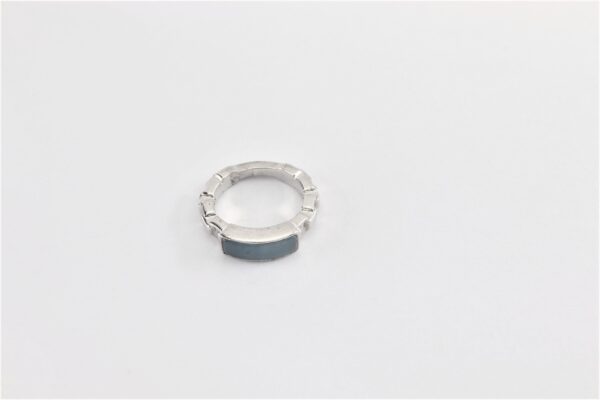 Ring in Sterlingsilber rhodiniert  mit Calcedon