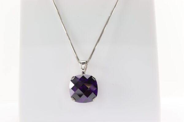 Anhänger in Sterlingsilber rhodiniert mit Kette – Bild 4