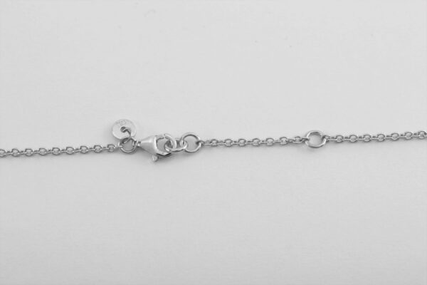 Collier in Sterlingsilber rhodiniert mit Onyx – Bild 4