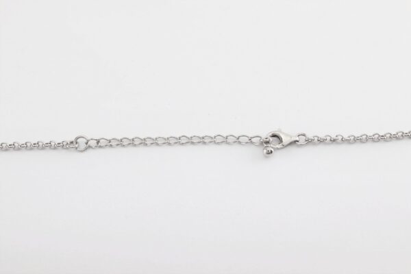 Collier in Sterlingsilber mit Muschelkern-Perlen – Bild 3