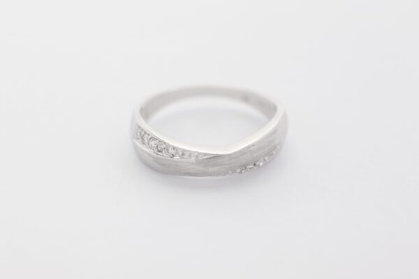 herrllicher Ring in Sterlingsilber rhodiniert mit Zirkonia – Bild 2