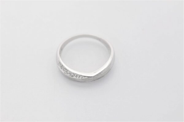 herrllicher Ring in Sterlingsilber rhodiniert mit Zirkonia – Bild 3