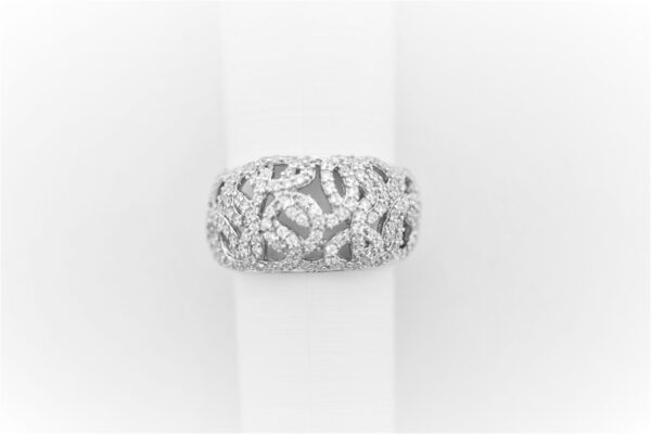 sehr schöner Ring in Sterlingsilber rhodiniert mit Zirkonia – Bild 5