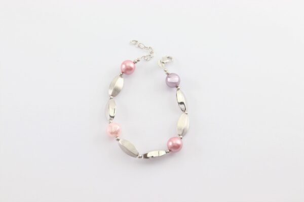 Armband mit Süßwasserperlen in Sterlingsilber – Bild 4