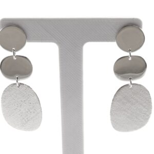Ohrhänger in Sterlingsilber z.T. mattiert