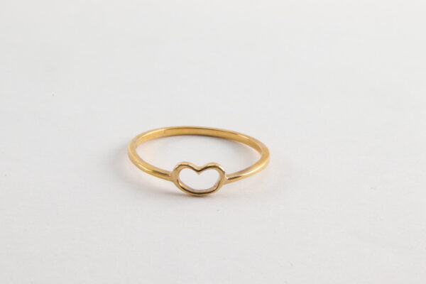 feiner Ring in Sterlingsilber vergoldet – Bild 2