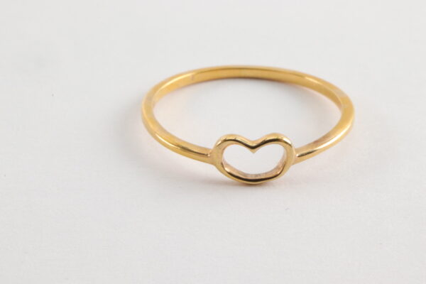 feiner Ring in Sterlingsilber vergoldet – Bild 3