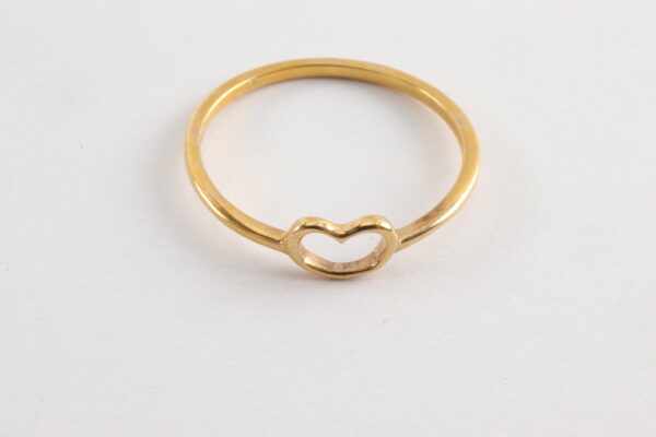 feiner Ring in Sterlingsilber vergoldet