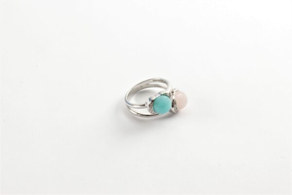 feiner Ring in Sterlingsilber rhodiniert – Bild 7