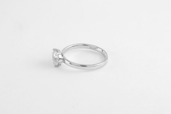 Ring in Sterlingsilber rhodiniert mit Zirkonia – Bild 5