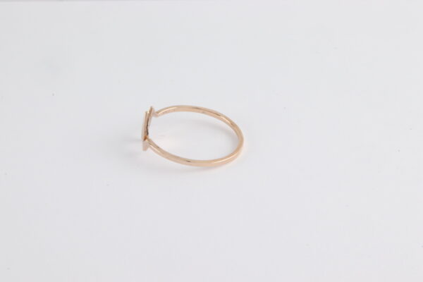 sehr feiner Ring in Sterlingsilber vergoldet – Bild 2
