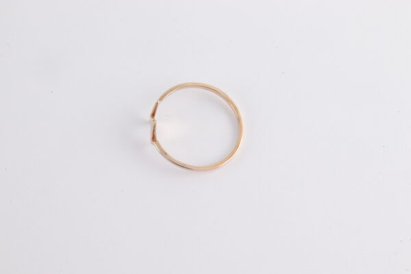 sehr feiner Ring in Sterlingsilber vergoldet – Bild 3