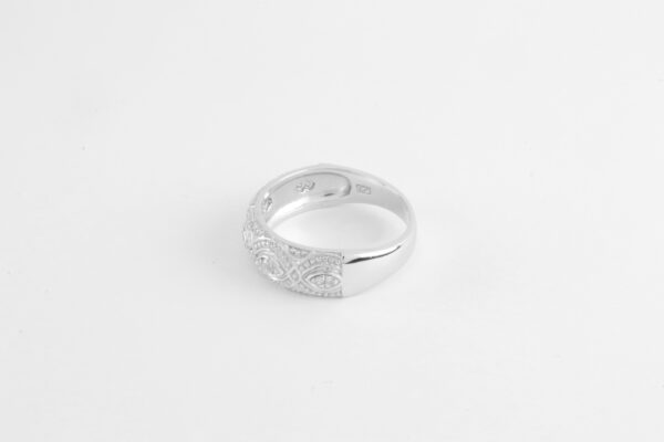 Ring in Sterlingsilber mit Diamanten – Bild 4