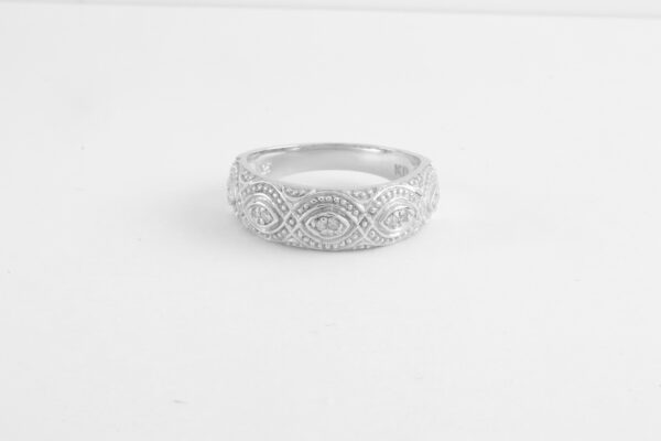 Ring in Sterlingsilber mit Diamanten – Bild 7