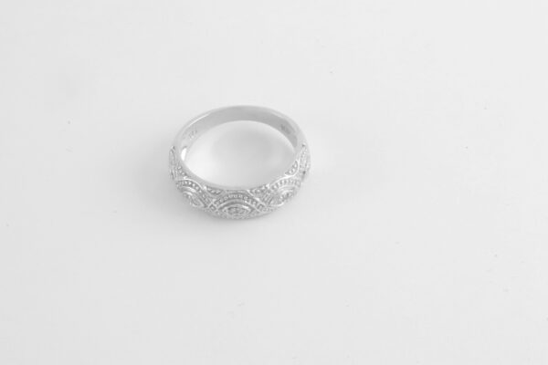 Ring in Sterlingsilber mit Diamanten – Bild 10