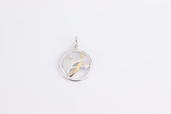 Anhänger in Sterlingsilber z.T. vergoldet