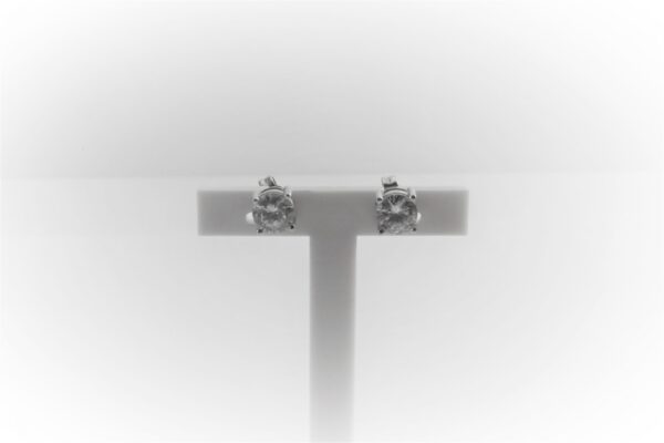 kleine, quadratische Ohrstecker in Sterlingsilber – Bild 5