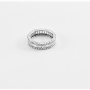 Ring in Sterlingsilber rhodiniert mit Zirkonia
