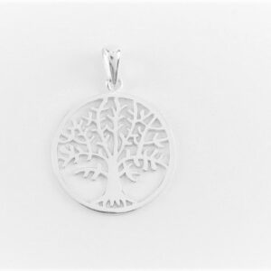 Anhänger als Baum des Lebens in Sterlingsilber rhodiniert