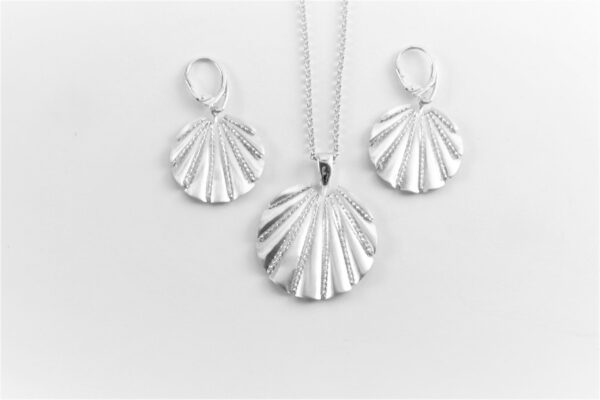 wunderschönes Set in Sterlingsilber rhodiniert – Bild 4