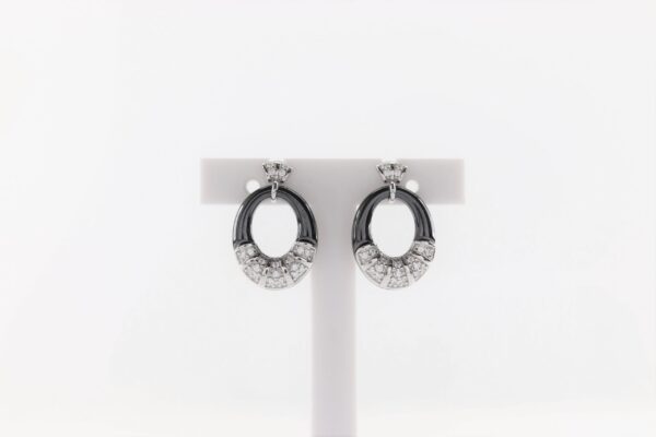 Ohrstecker und Collier in Sterlingsilber rhodiniert – Bild 5