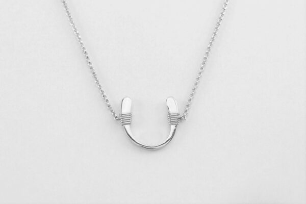 Collier in Sterlingsilber rhodiniert – Bild 2