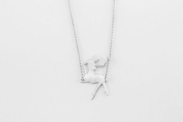 sehr feines Collier in Sterlingsilber – Bild 3