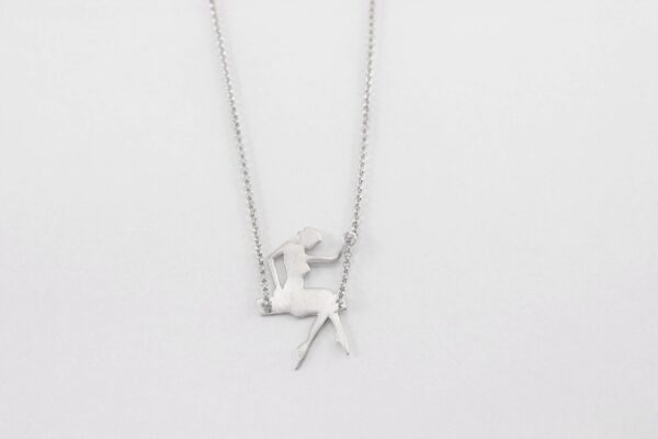 sehr feines Collier in Sterlingsilber – Bild 4