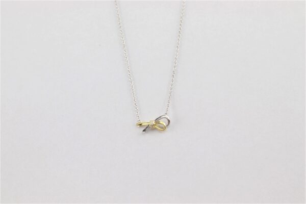 Collier in Sterlingsilber zum Teil vergoldet – Bild 2