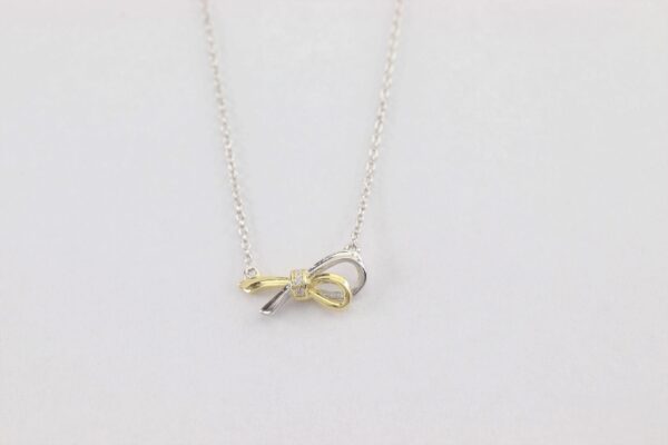 Collier in Sterlingsilber zum Teil vergoldet