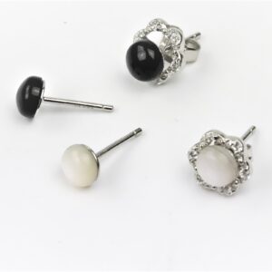 wunderschöne Ohrstecker in Sterlingsilber