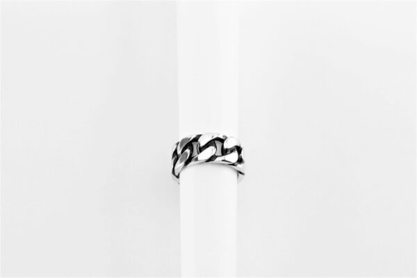 ein besonderer Ring in Sterlingsilber rhodiniert – Bild 2