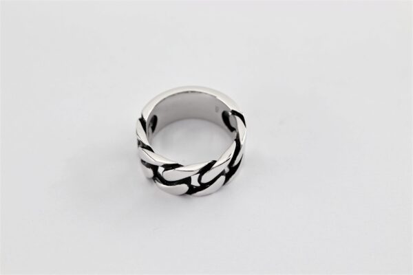 ein besonderer Ring in Sterlingsilber rhodiniert – Bild 3