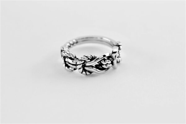 Ring in Sterlingsilber rhodiniert Cai-Schmuck